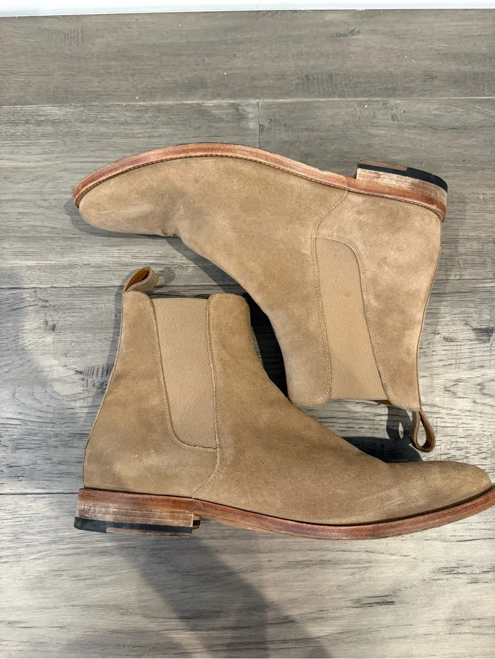 Oro Men’s Suede Chelsea Boot